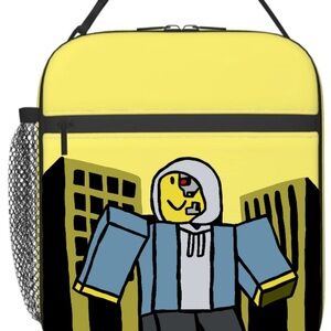 Roblox Kids Graphic School Lunch Box - Yellow